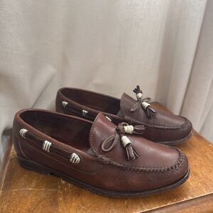 Vintage Cole Haan Womens Size 6.5 M Tassel Leather Slip-On‎ Loafer Career Preppy